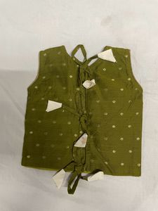 Olive Green Lehenga / Pattupavada