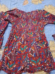 Boho Print Dress
