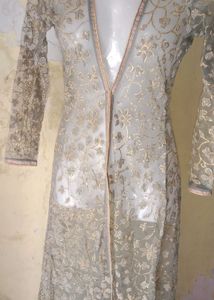 Elegant Embroidered Ethnic Gown