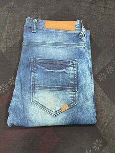 Mustang Gray Wash Denim Jeans