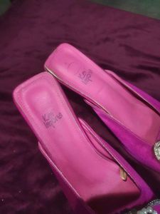 Pink Embellished Ballerinas