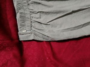 Grey Pant With Zip Pocket