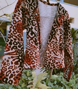Animal Print Blazer