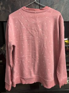 Pink Patterned Sweatshirt