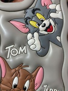 I Phone 12 Pro Case Tom N Jerry Grey