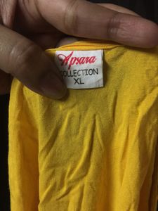 Yellow Sleeveless Kurta