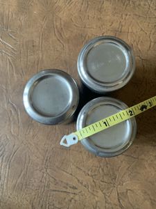 Combo Of Three Small Steel Containers