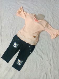 Pant Top Set For 2-4 Year Girls