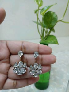 Dangle Earrings Combo Of 6 And Bracelet Free
