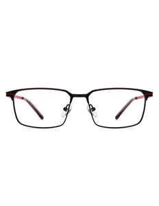 Black Full Rim RectangleVincent Chase SLEEK STEEL