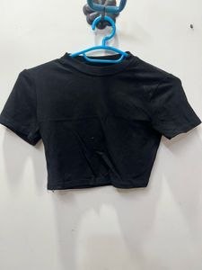 Black Crop Top