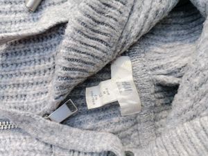 H&amp;m Knit Zip-Up Hoodie