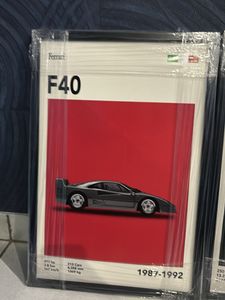 Ferrari F40 Poster