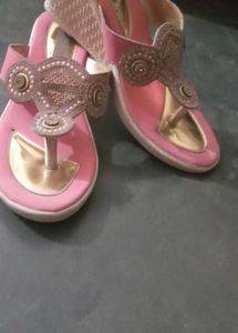 Pink Embellished Heels