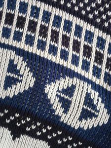 Patterned Knit Sweater