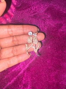 Combo golden beaded stones Earring