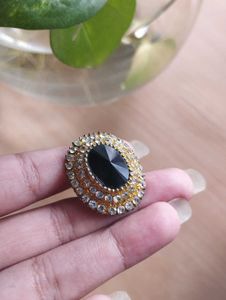 Elegant Black Stone Ring