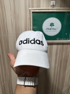 Adidas White Unisex Baseball Cap