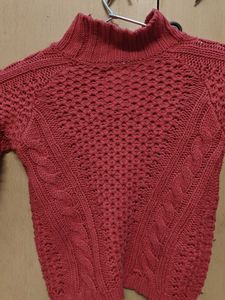 Max High Neck Sweater With Fur Jacket