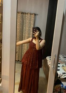 Partywear Kurti Sharara Set🎀🐬❤️