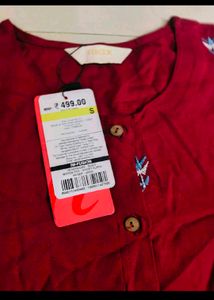 MAX Beautiful Embroidered Red Tunic