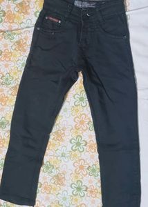 Boys - For 4-5 Years - Black COTTON Pant