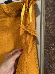 Ethnic Skirt - Mustard Yellow