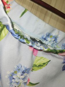 Primark Fitted Floral Midi Dress For Womens
