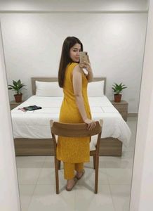 Mustard Kurti Set new without tag