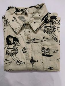 Graphic Printed Beach Shirt ❣️