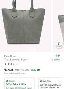 Tote Bag With Pouch