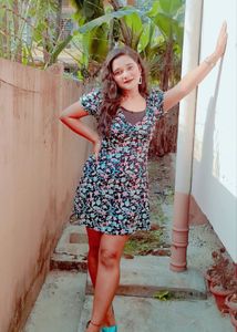 Floral Print Mini Dress