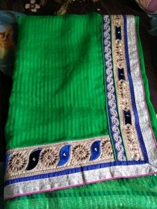 Green Saree