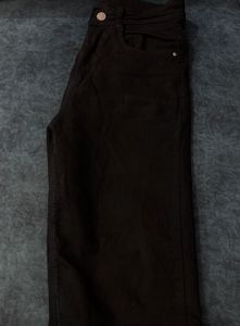 Straight Jet Black Jeans For Women