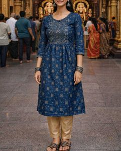 Ethinic Nayra Cut Kurti