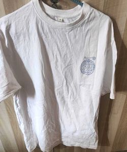 White Graphic Print T-Shirt