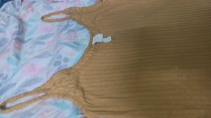 H&amp;M Mustard Tank Top