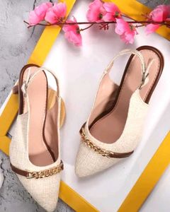 Elegant Cream Slingback Heels