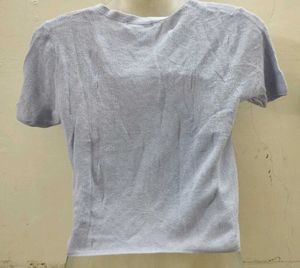 Cute Cropped Button-Down Top
