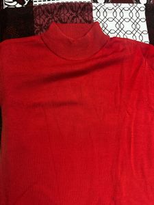 Red Turtle Neck Sweater – NUMERO UNO, Classic Wint