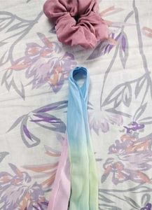 Multicolour Ribbon Scrunchie + FREEBIE