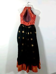 Black &amp; Red Ethnic Women&#39;s Gown
