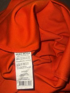 Chic Orange Peplum Dress💅🏻