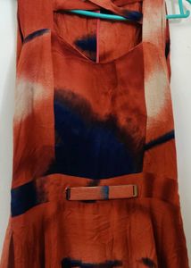 Rust And Blue One Piece