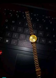 Sonata Golden Watch