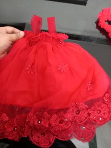 New Born Babies Party Wear Dress,   Newly Stiched