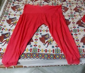 Red Embroidered Kurta Set