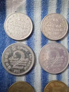Srilankan 1,2,5&10 Rupee Coin For Collection