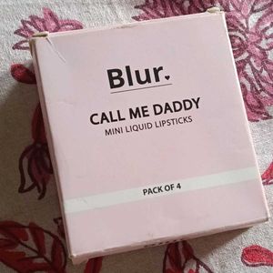 Blur. Call Me Daddy And Insight Lipsticks