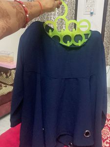 Navy Blue Tunic Top